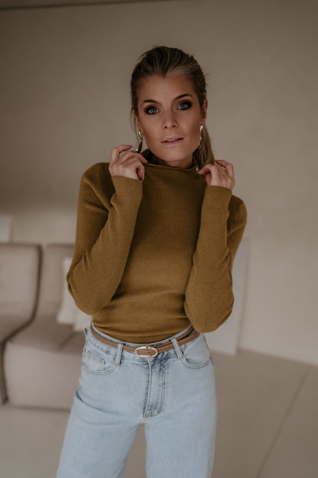 Increspa top I Oker - Wild Souls by JV® - Knits