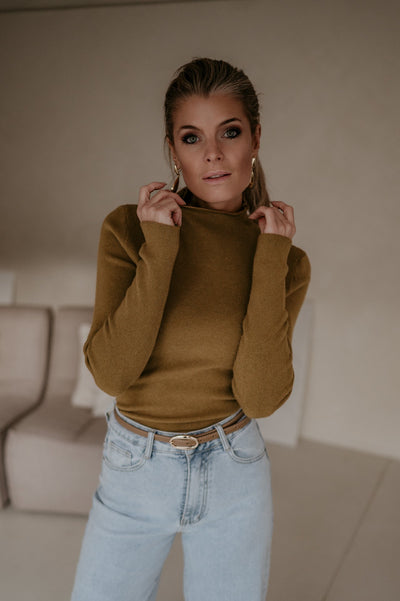 Increspa top I Oker - Wild Souls by JV® - Knits