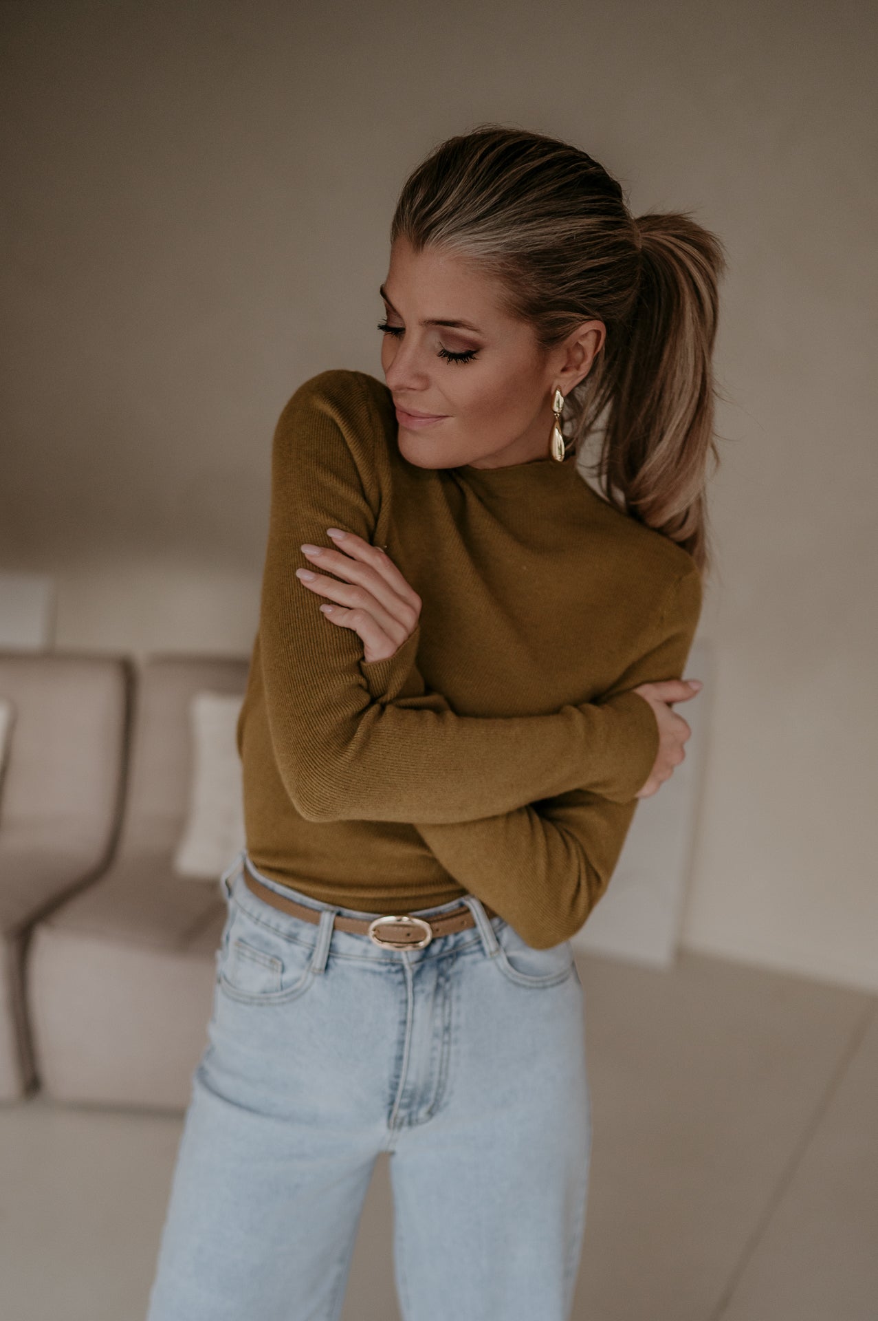 Increspa top I Oker - Wild Souls by JV® - Knits