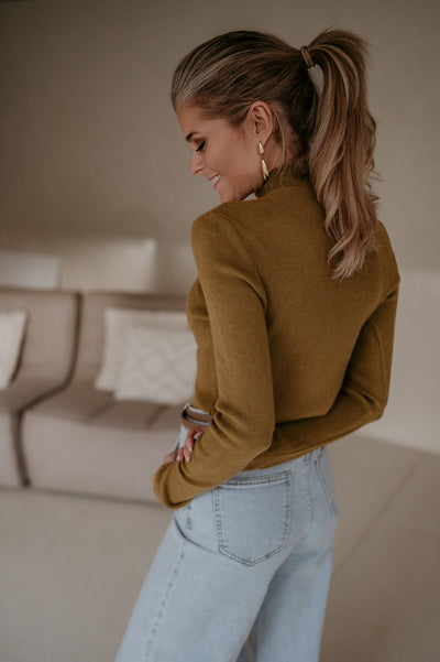 Increspa top I Oker - Wild Souls by JV® - Knits