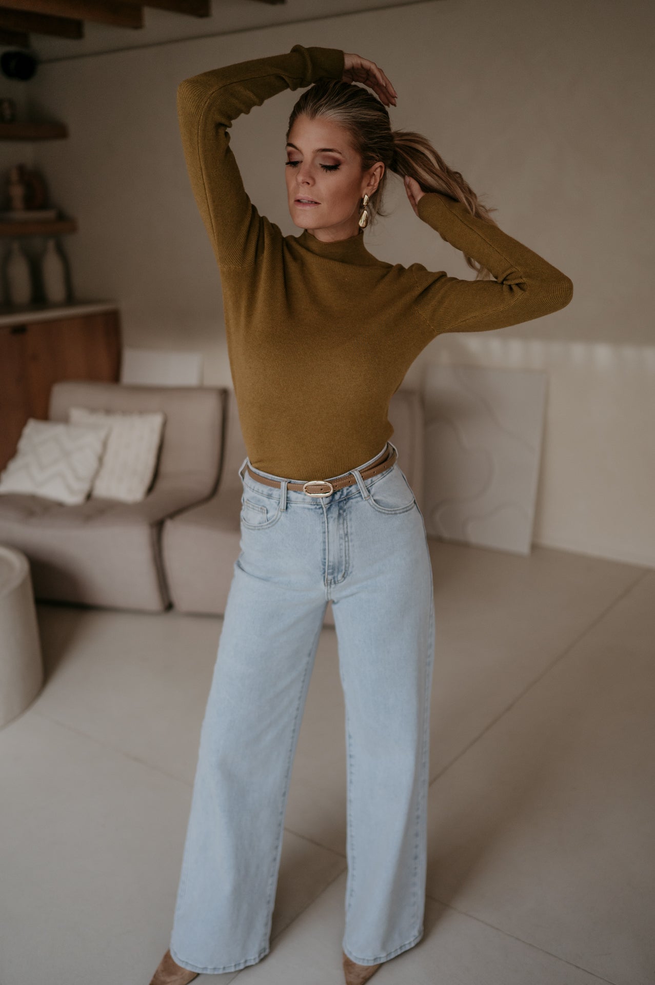 Increspa top I Oker - Wild Souls by JV® - Knits