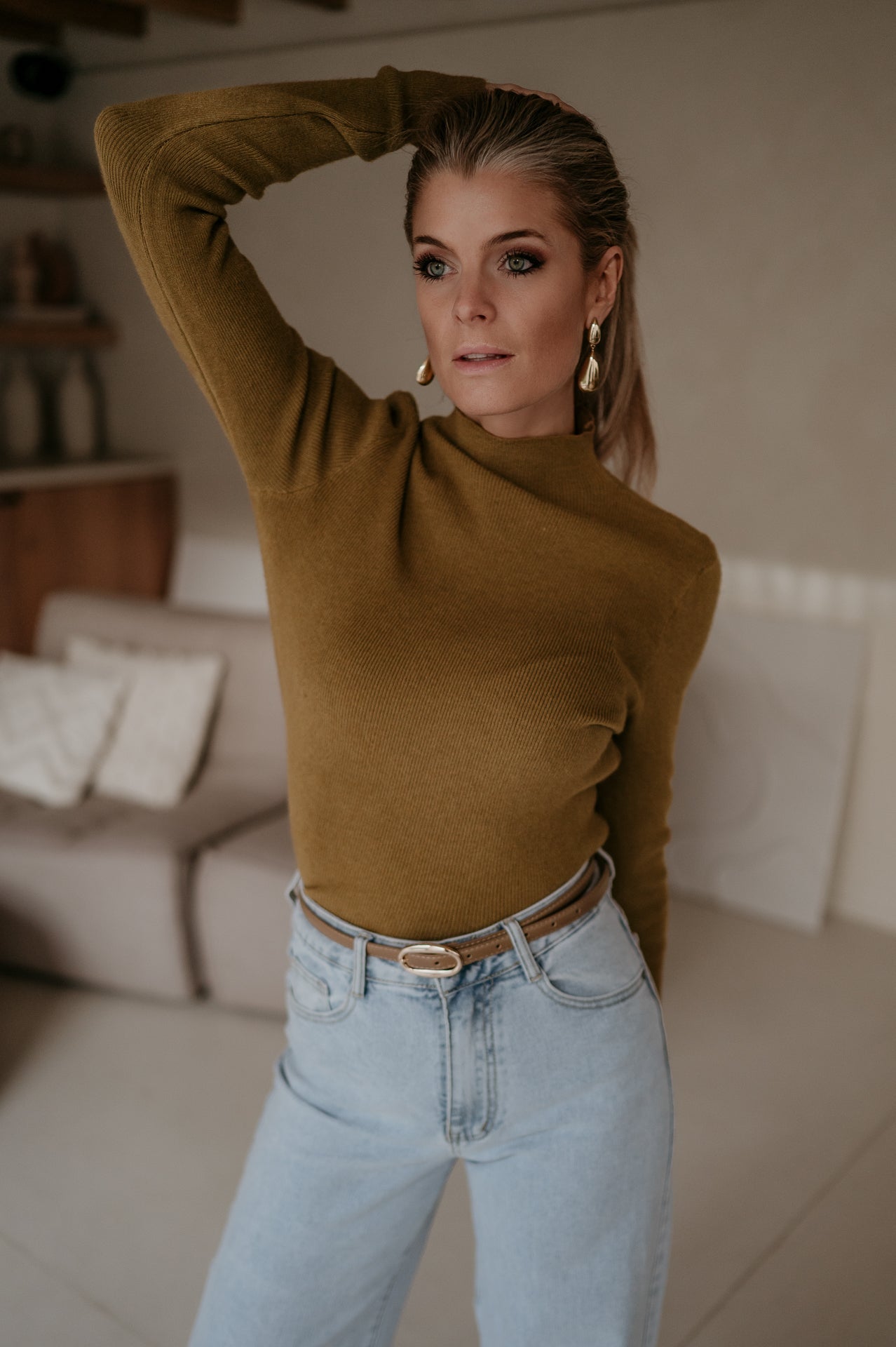 Increspa top I Oker - Wild Souls by JV® - Knits