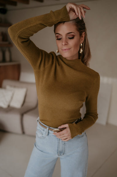 Increspa top I Oker - Wild Souls by JV® - Knits