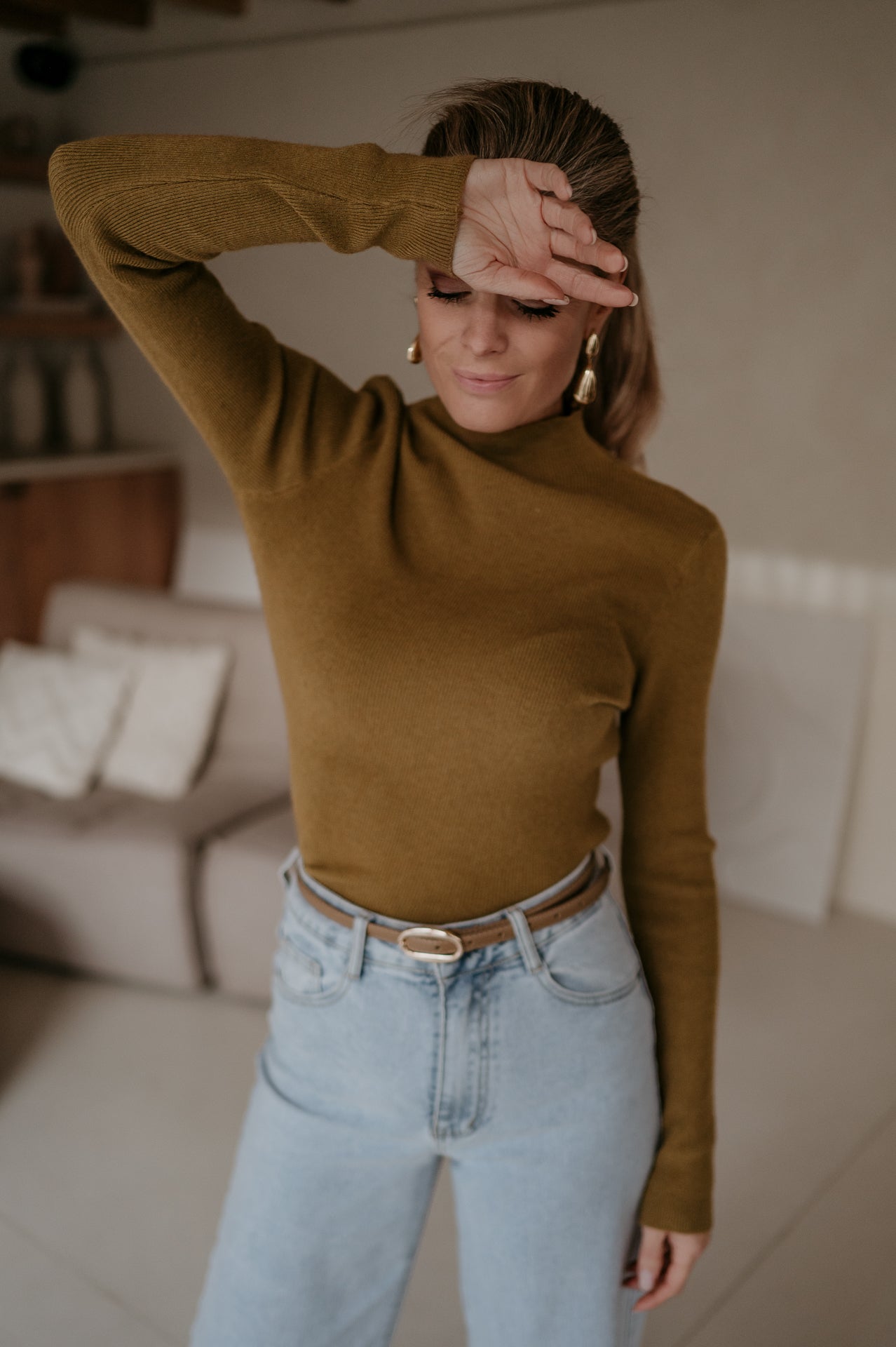 Increspa top I Oker - Wild Souls by JV® - Knits