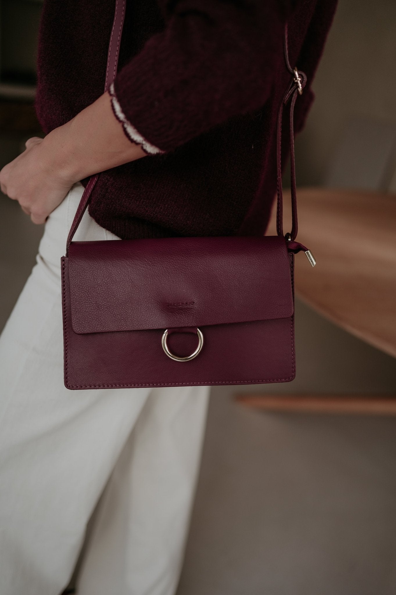 Indizio handbag I Burgundy - Wild Souls by JV® - Handbags