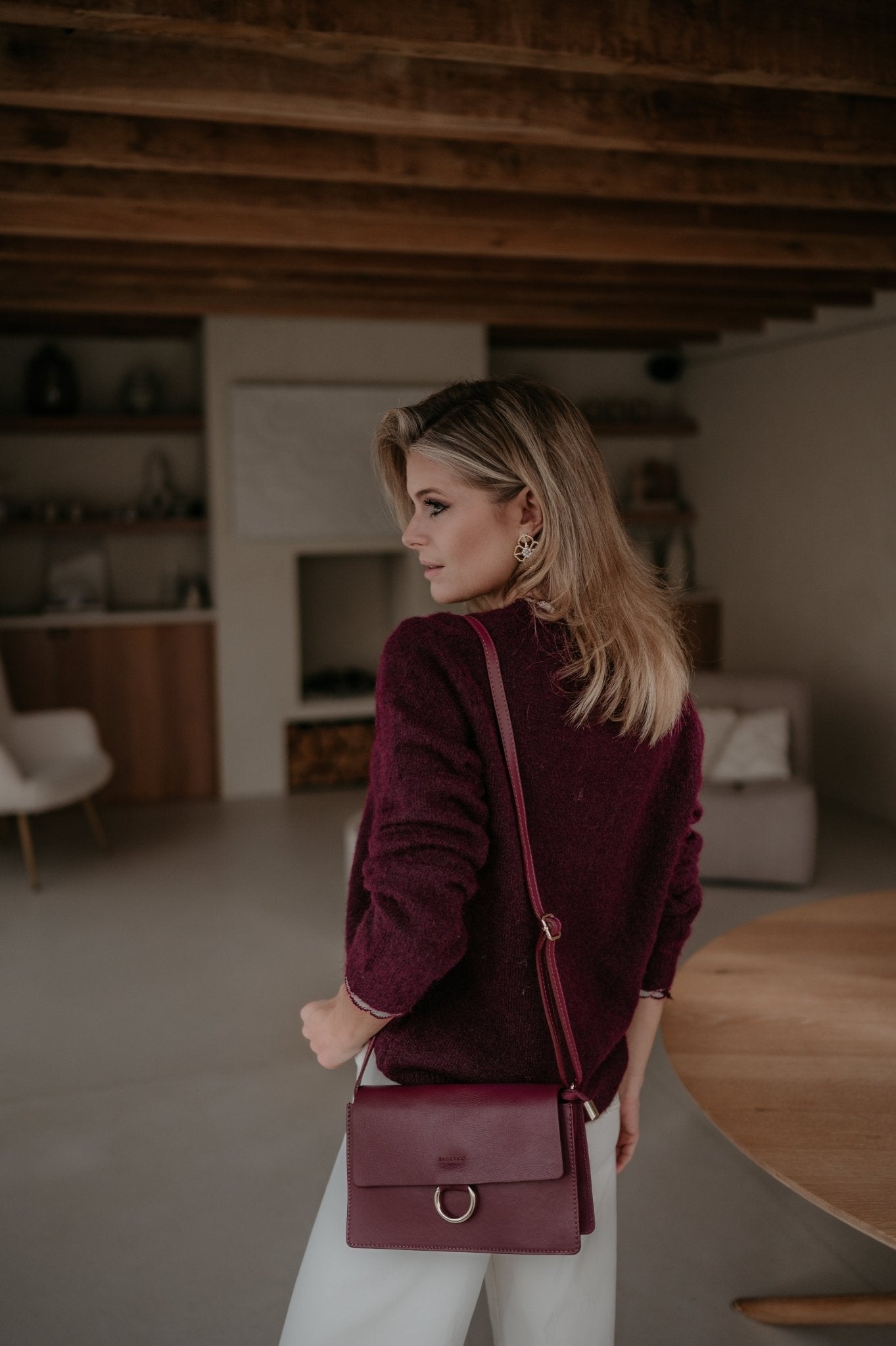 Indizio handbag I Burgundy - Wild Souls by JV® - Handbags