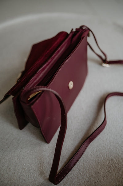 Indizio handbag I Burgundy - Wild Souls by JV® - Handbags