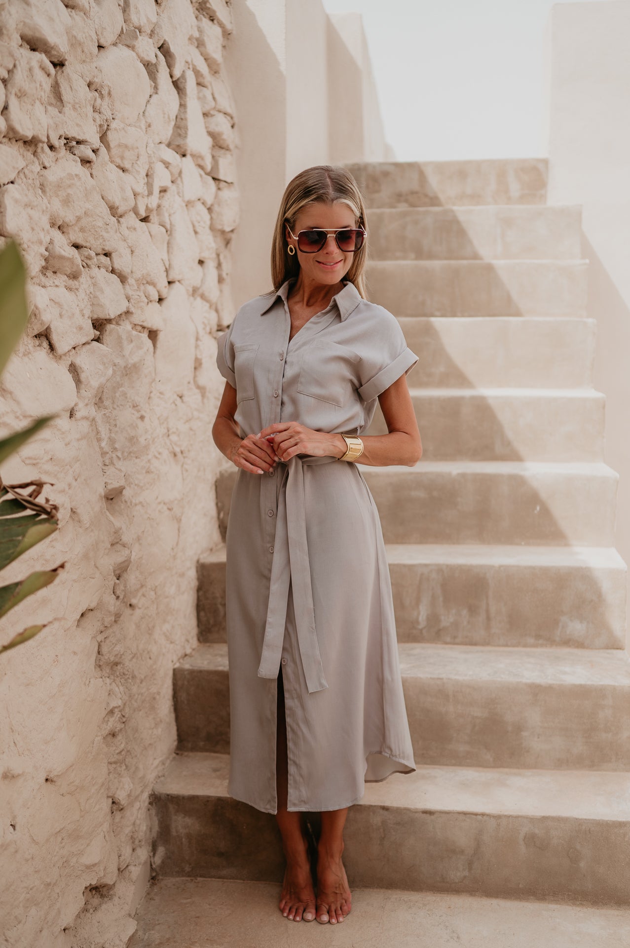Inetto dress I Beige - Wild Souls by JV® - Dresses