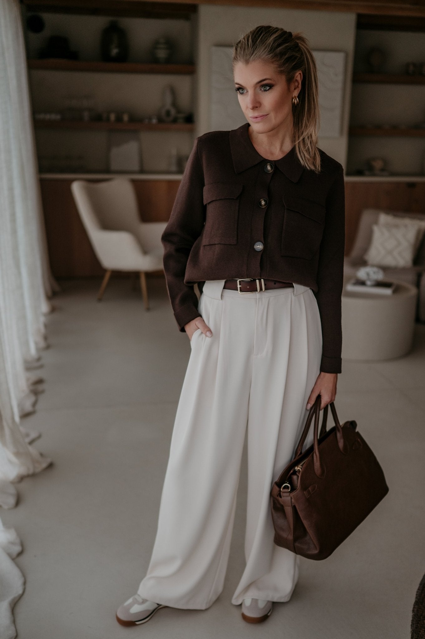 Insomma cardigan I Chocolate Brown - Wild Souls by JV® - Cardigans