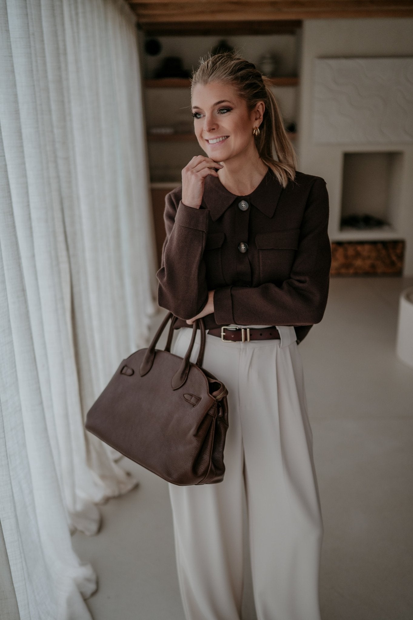 Insomma cardigan I Chocolate Brown - Wild Souls by JV® - Cardigans