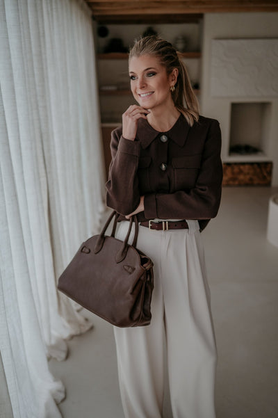 Insomma cardigan I Chocolate Brown - Wild Souls by JV® - Cardigans