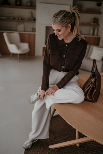 Insomma cardigan I Chocolate Brown - Wild Souls by JV® - Cardigans