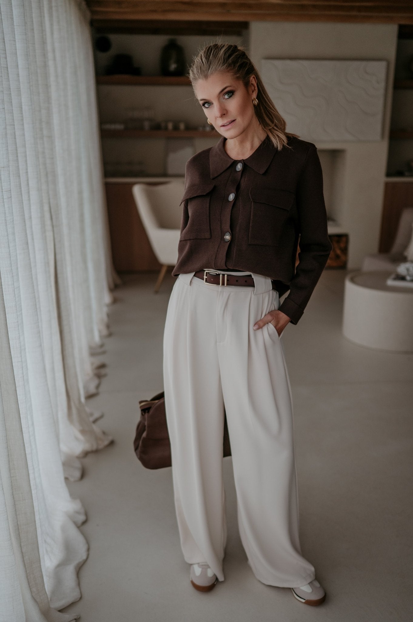 Insomma cardigan I Chocolate Brown - Wild Souls by JV® - Cardigans