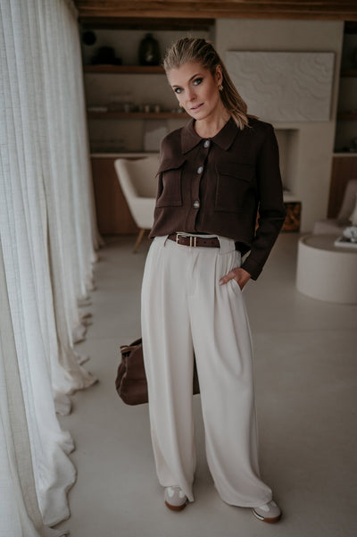 Insomma cardigan I Chocolate Brown - Wild Souls by JV® - Cardigans