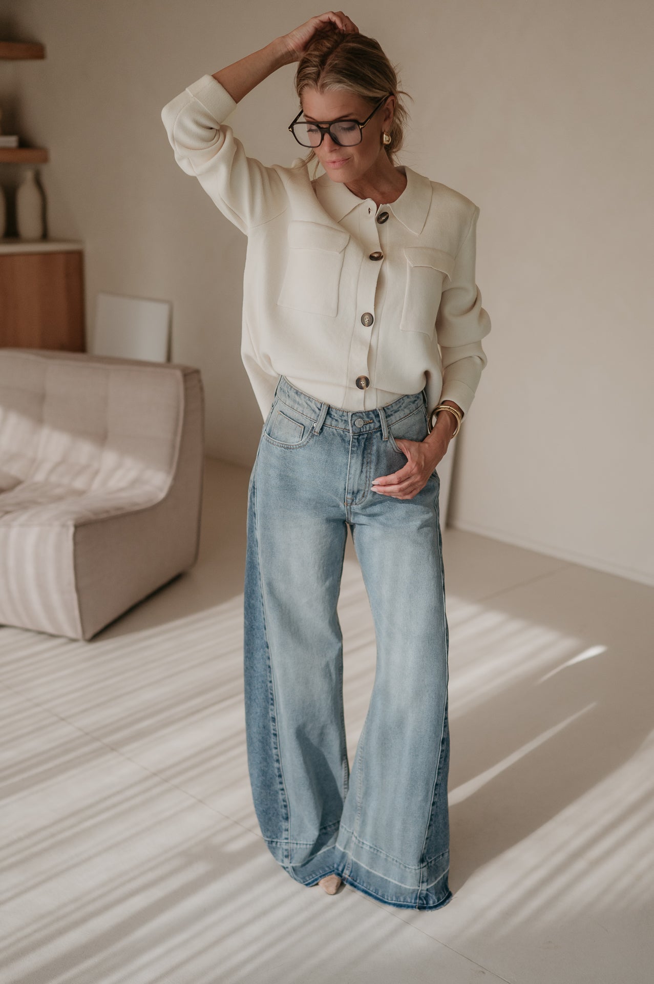 Insomma cardigan I Ecru - Wild Souls by JV® - Cardigans
