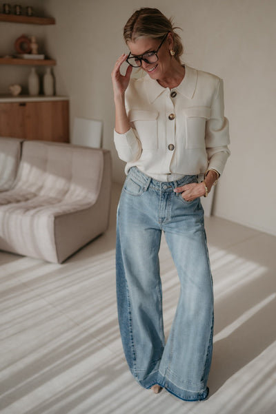 Insomma cardigan I Ecru - Wild Souls by JV® - Cardigans