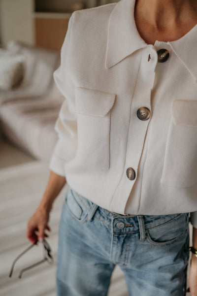 Insomma cardigan I Ecru - Wild Souls by JV® - Cardigans
