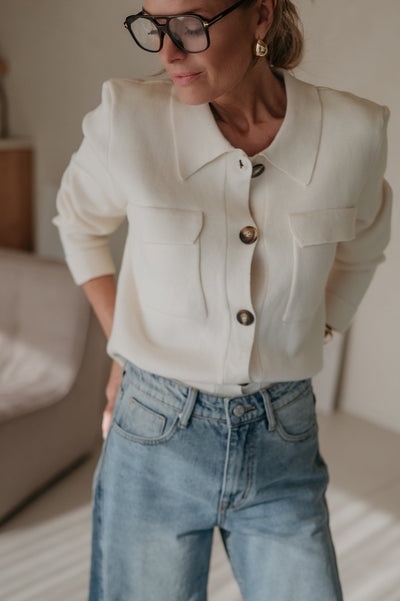 Insomma cardigan I Ecru - Wild Souls by JV® - Cardigans