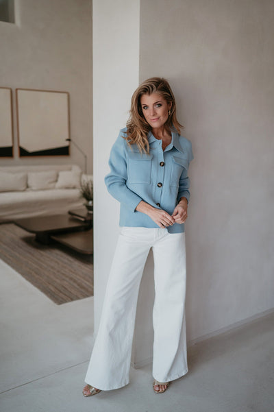 Insomma cardigan I Light Blue - Wild Souls by JV® - Cardigans