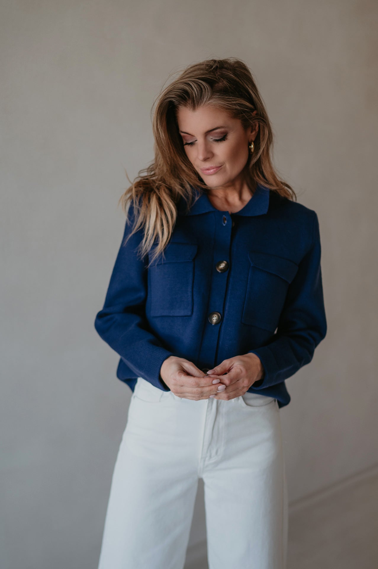 Insomma cardigan I Navy Blue - Wild Souls by JV® - Cardigans