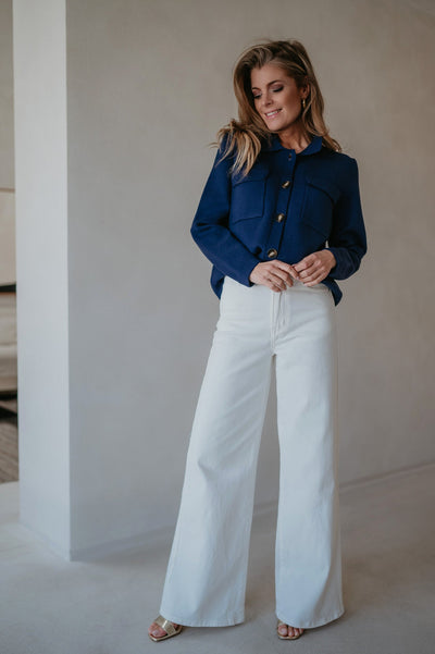 Insomma cardigan I Navy Blue - Wild Souls by JV® - Cardigans