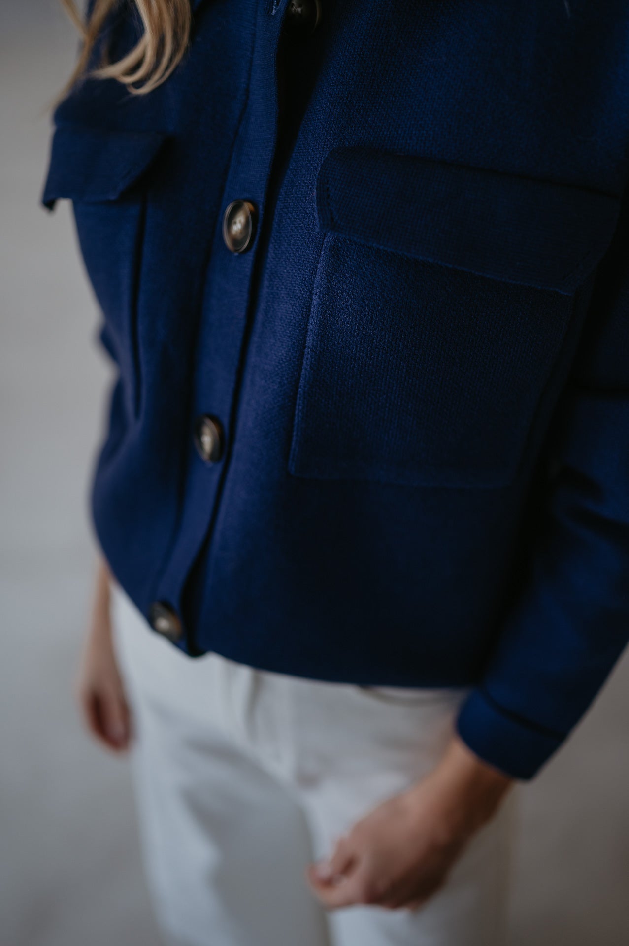 Insomma cardigan I Navy Blue - Wild Souls by JV® - Cardigans