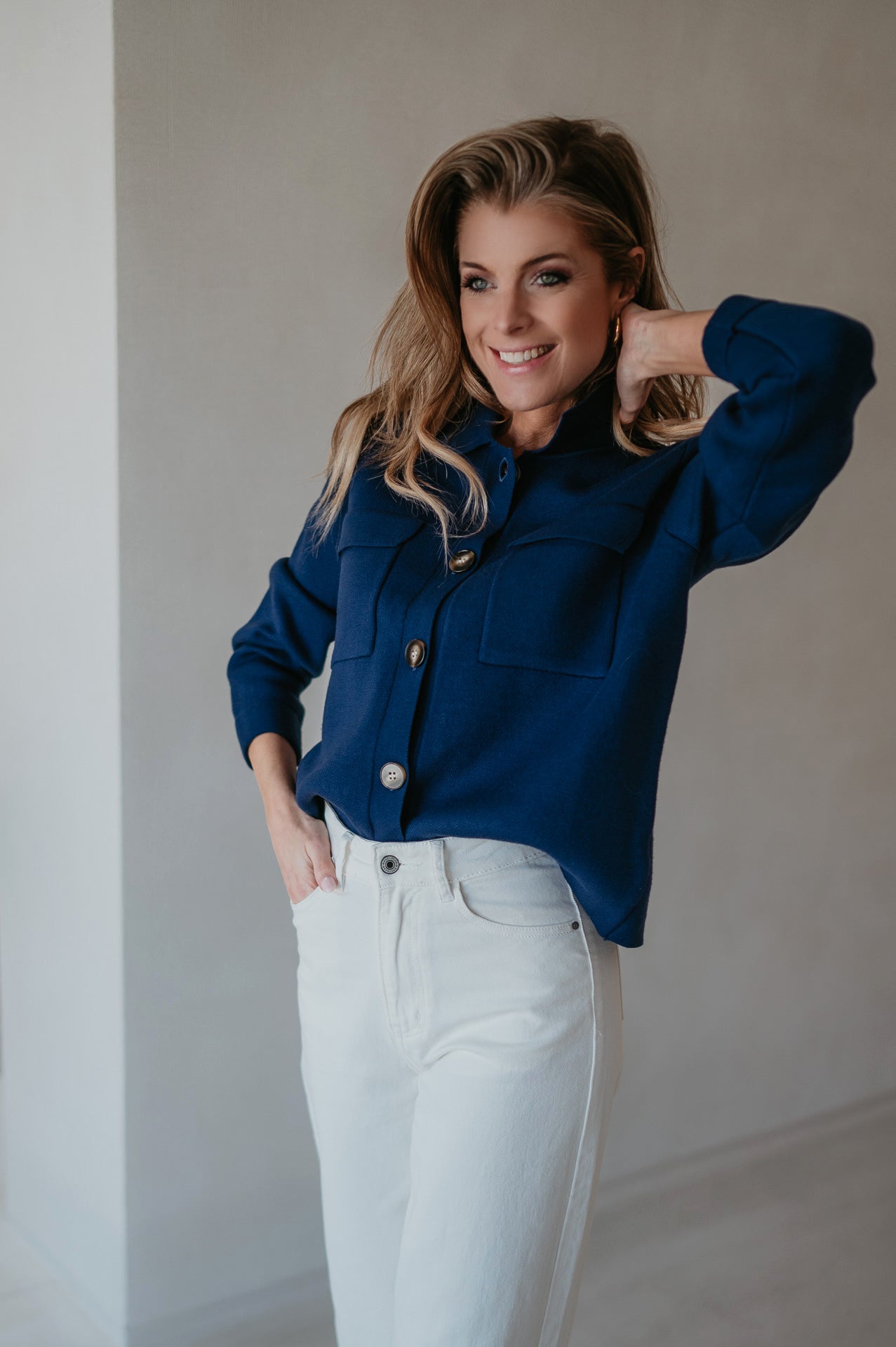 Insomma cardigan I Navy Blue - Wild Souls by JV® - Cardigans
