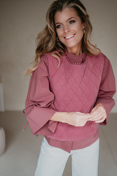 Intesa gilet I Old Rose - Wild Souls by JV® - Gilets