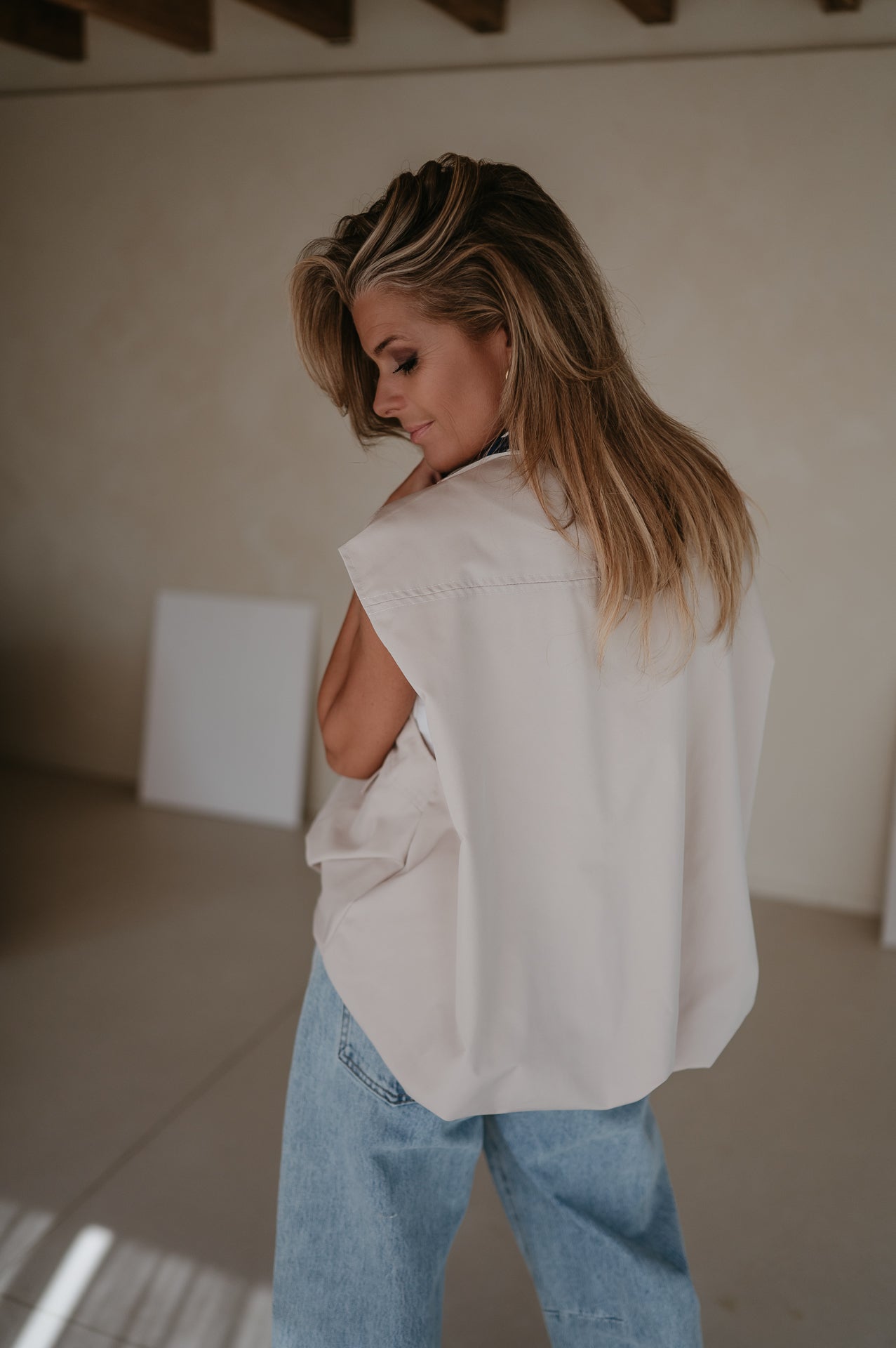 Intuito gilet I Beige - Wild Souls by JV® - Gilets