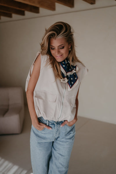 Intuito gilet I Beige - Wild Souls by JV® - Gilets
