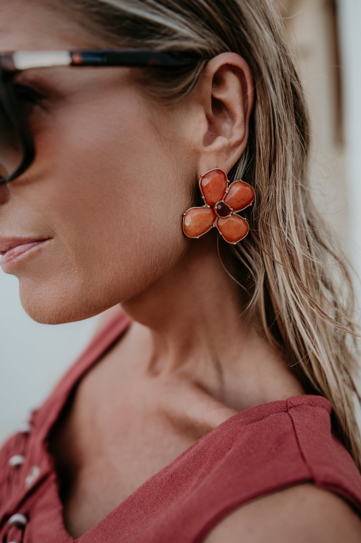 New!1点のみ＊No.193＊handmade＊earring ＊ Zavi earrings I Caramel – Wild Souls by JV®