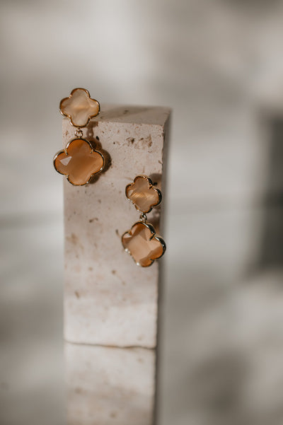 Kubo earrings I Beige - Wild Souls by JV® - Earrings