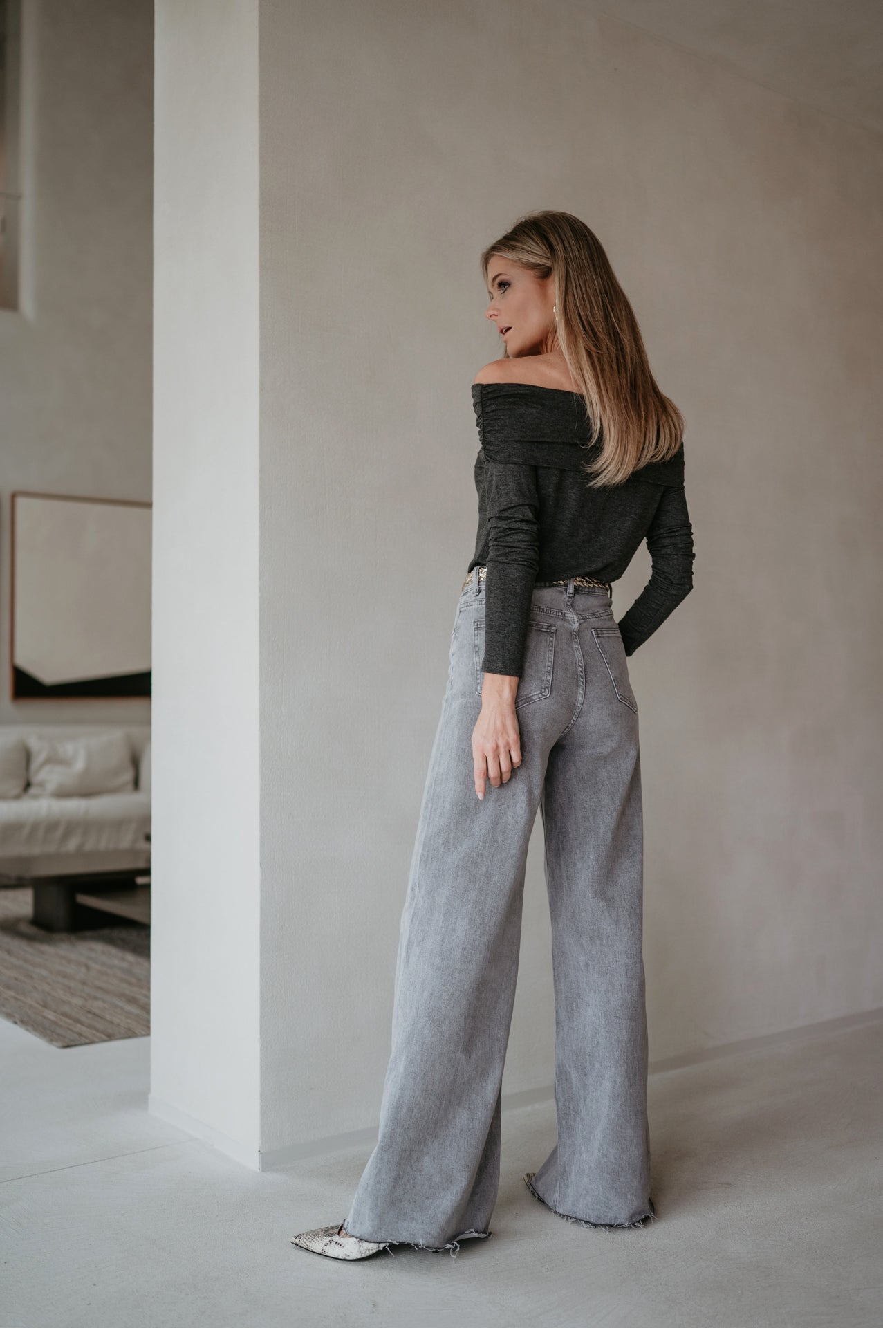 Labbra top I Grey - Wild Souls by JV® - Tops