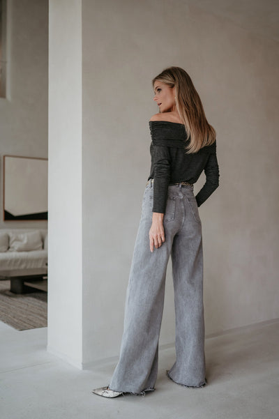 Labbra top I Grey - Wild Souls by JV® - Tops