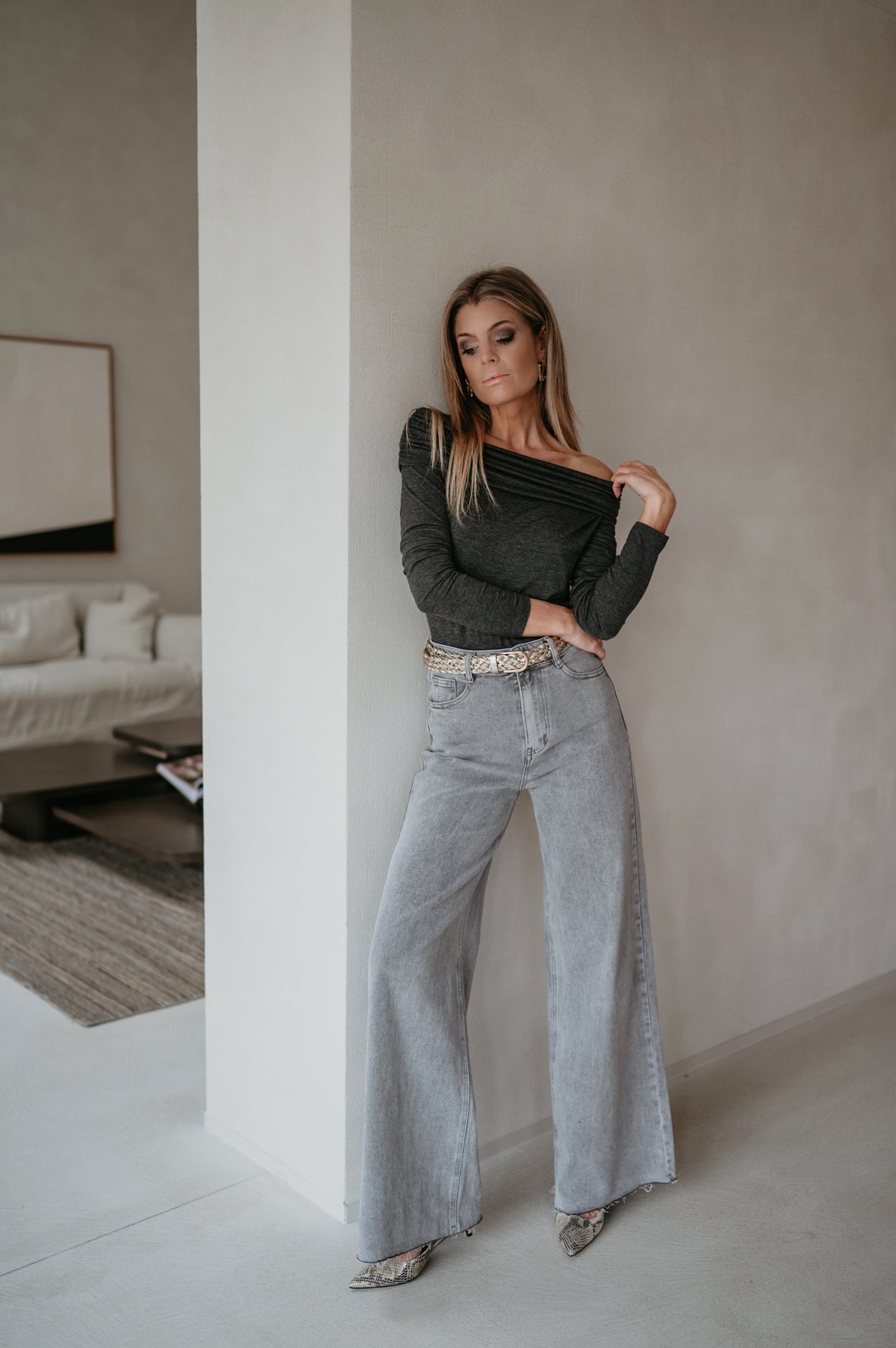 Labbra top I Grey - Wild Souls by JV® - Tops
