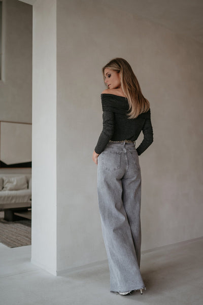 Labbra top I Grey - Wild Souls by JV® - Tops