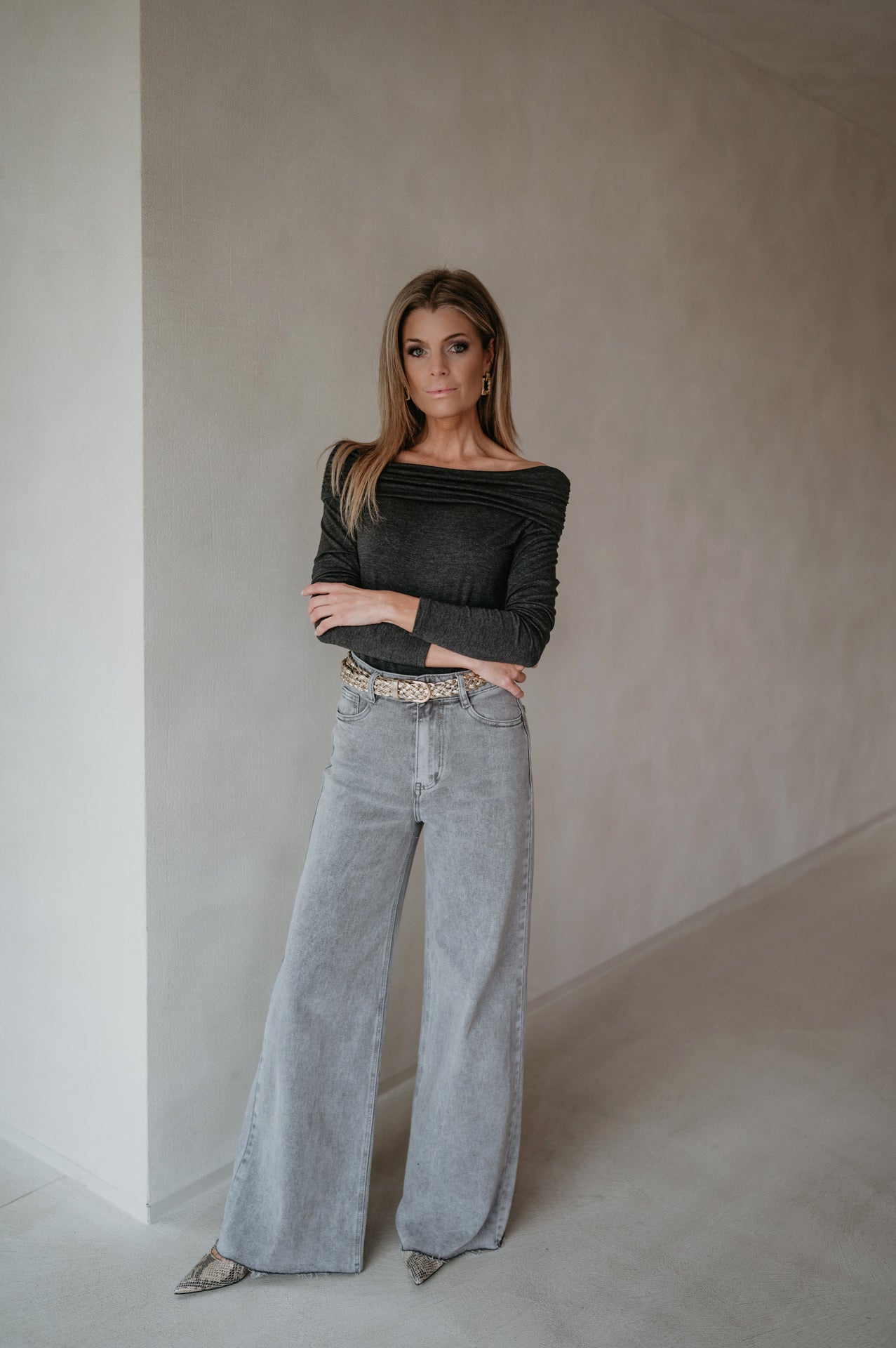 Labbra top I Grey - Wild Souls by JV® - Tops