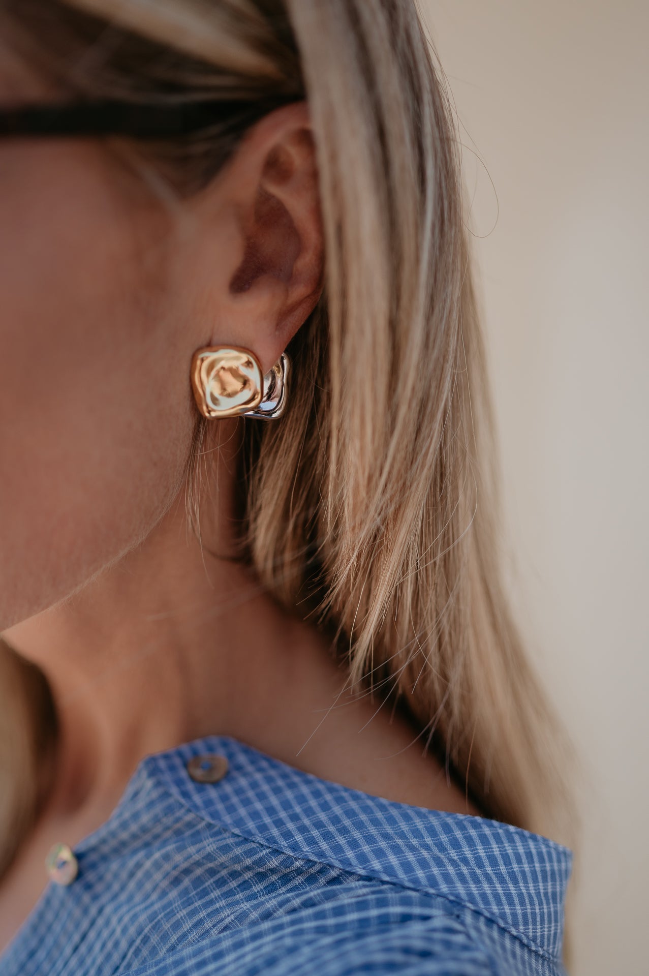 Lama earrings I Gold & Silver - Wild Souls by JV® - Earrings