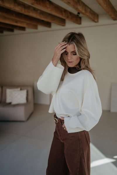 Lastrone sweater I Ecru - Wild Souls by JV® - Sweaters