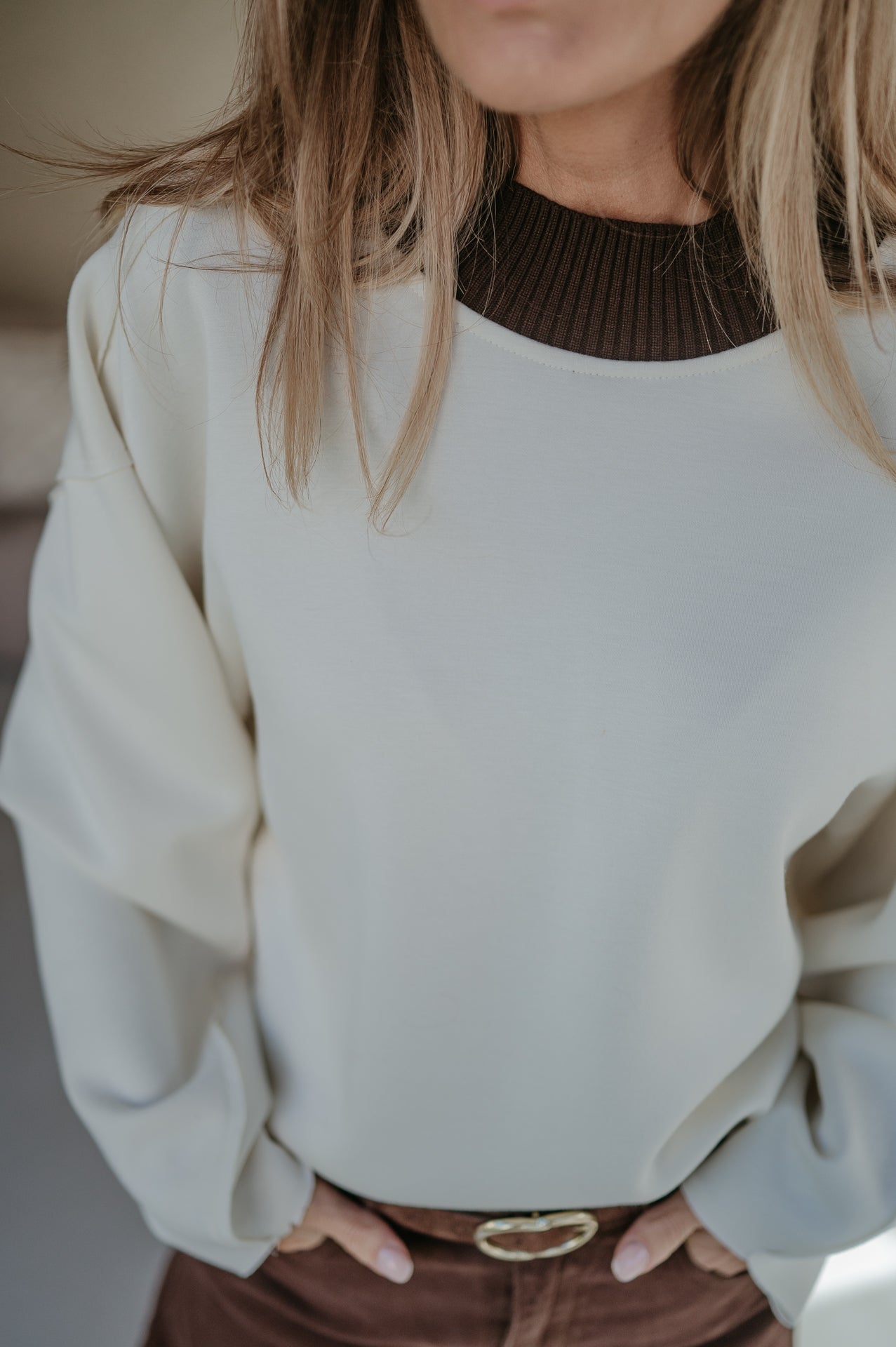 Lastrone sweater I Ecru - Wild Souls by JV® - Sweaters