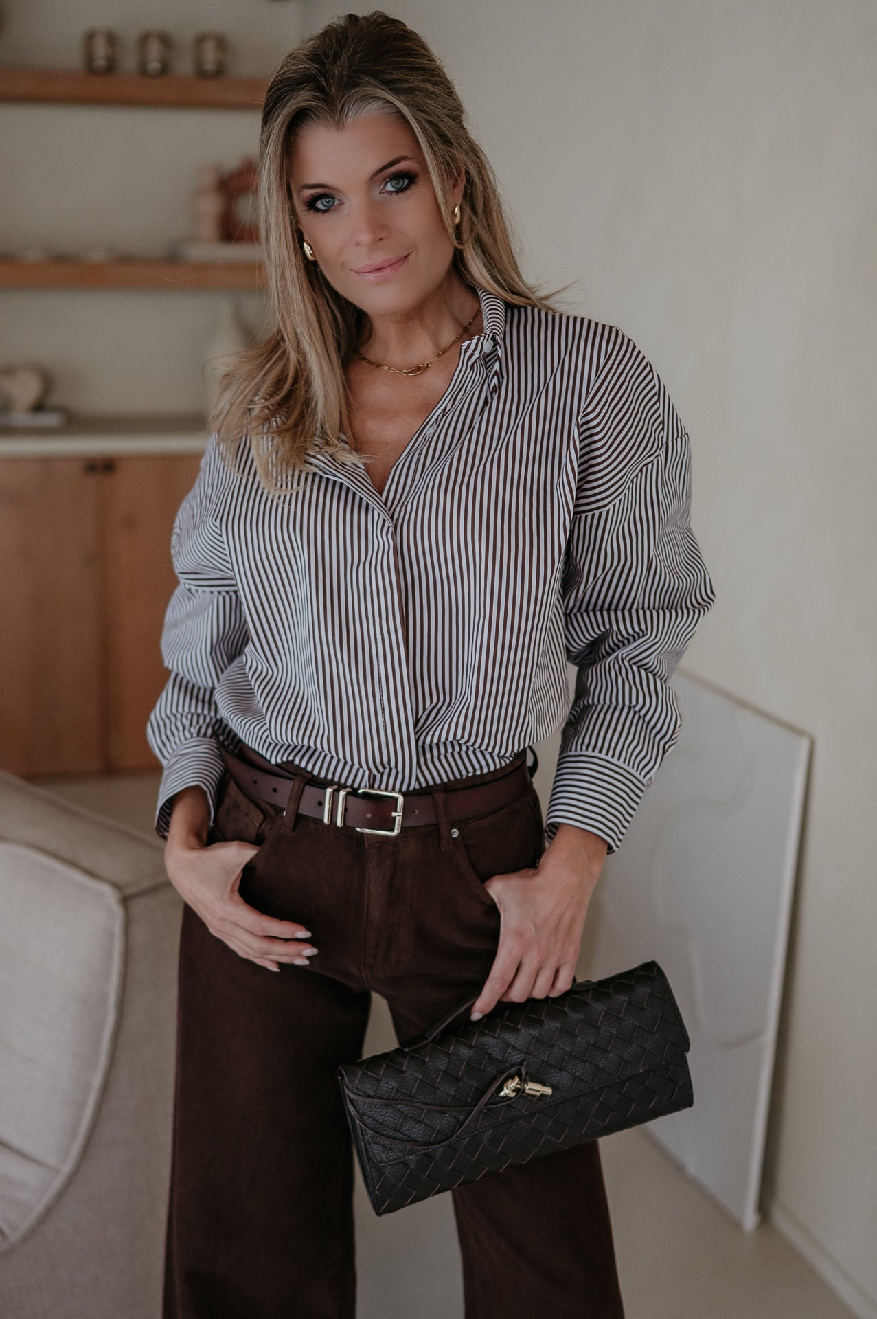 Latrare shirt I Chocolate Brown - Wild Souls by JV® - Shirts