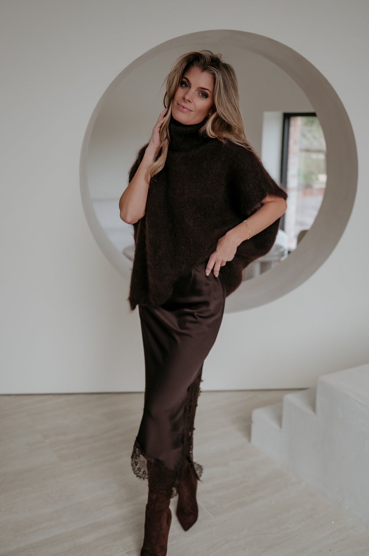 Ledreva skirt I Chocolate Brown - Wild Souls by JV® - Skirts