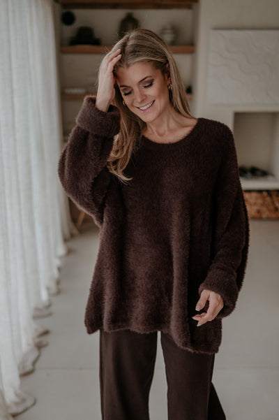 Leggero knit I Chocolate Brown - Wild Souls by JV® - Knits