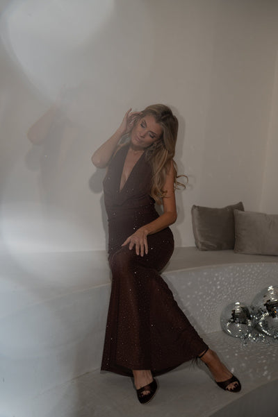 Lenelo dress I Chocolate Brown - Wild Souls by JV® - Dresses