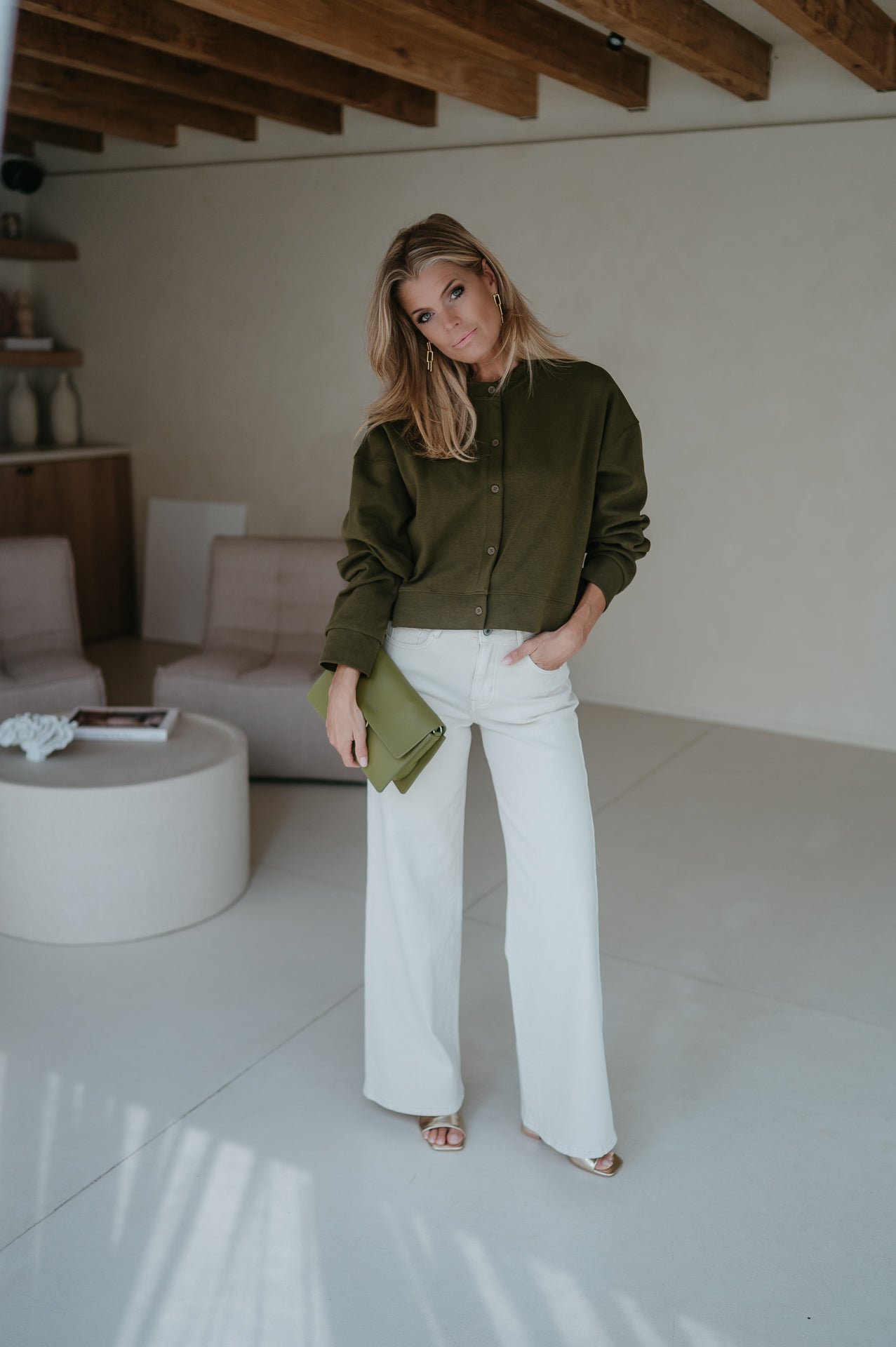 Lesto cardigan I Khaki - Wild Souls by JV® - Cardigans