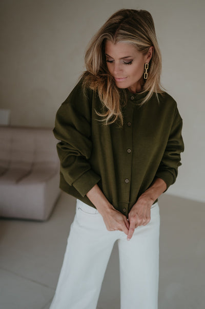 Lesto cardigan I Khaki - Wild Souls by JV® - Cardigans