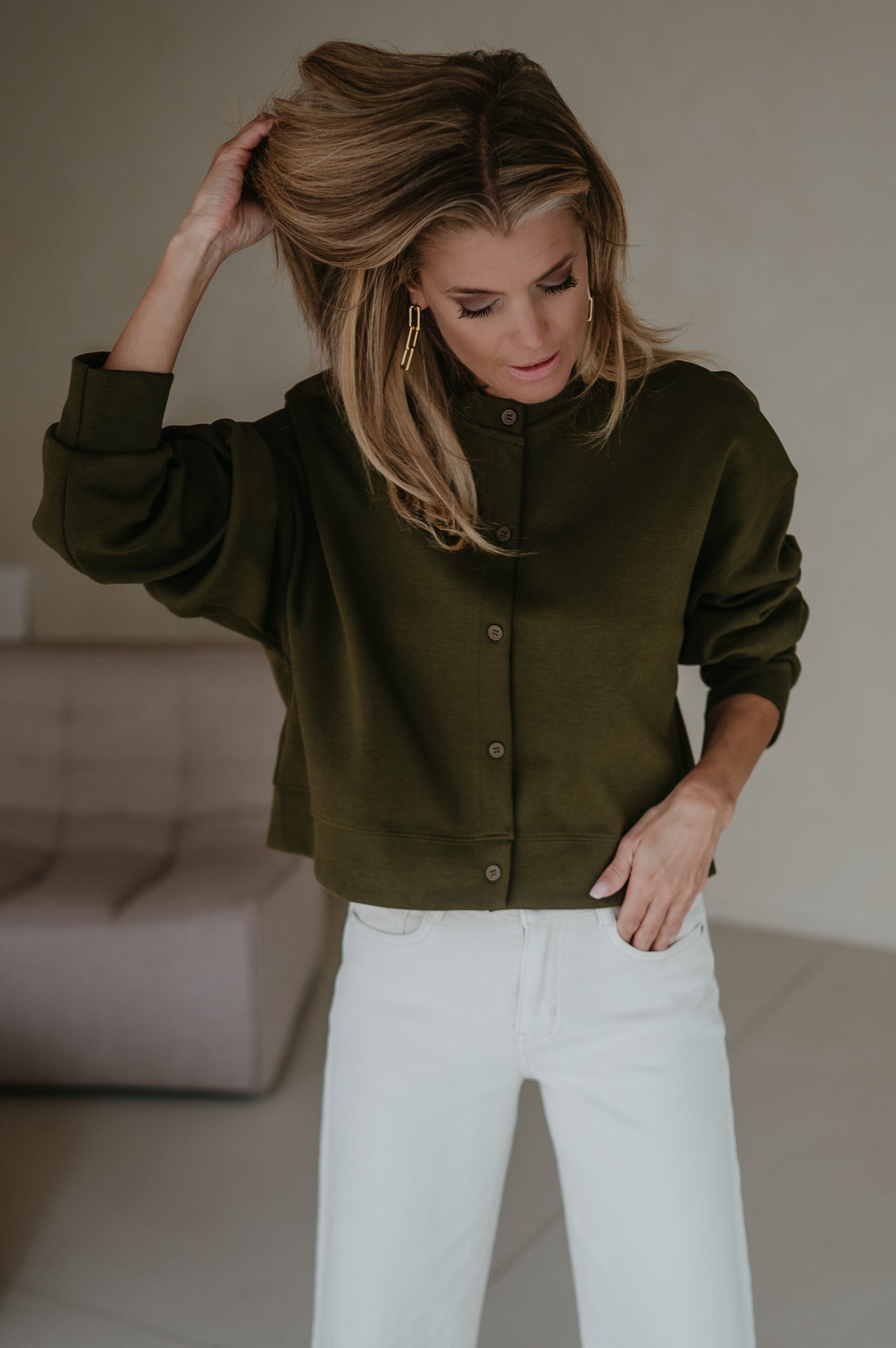 Lesto cardigan I Khaki - Wild Souls by JV® - Cardigans