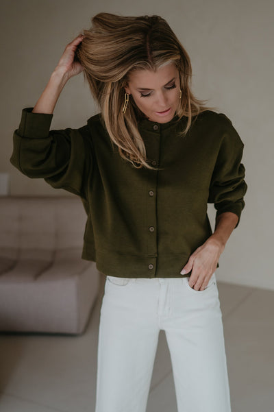Lesto cardigan I Khaki - Wild Souls by JV® - Cardigans