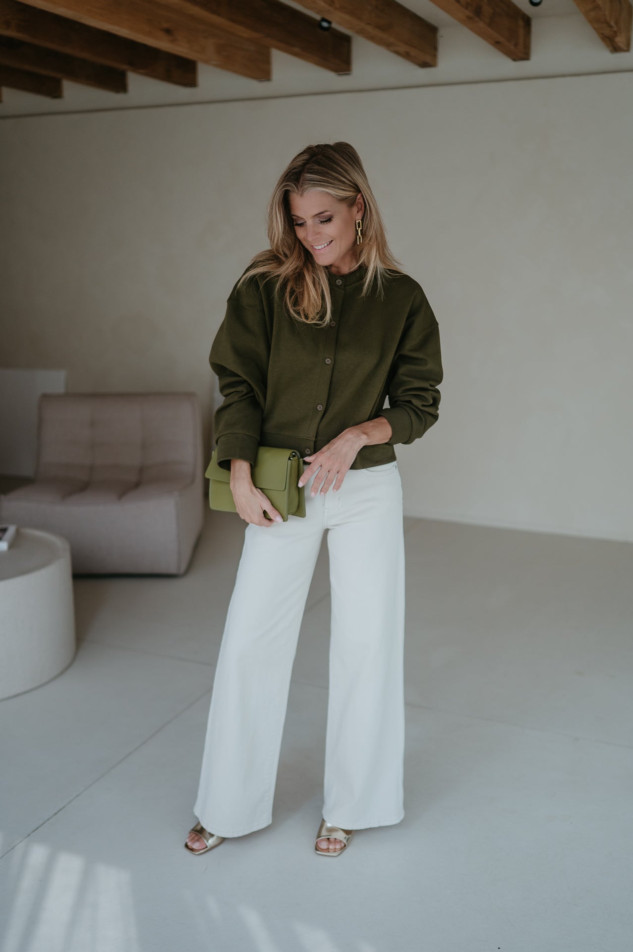 Lesto cardigan I Khaki - Wild Souls by JV® - Cardigans