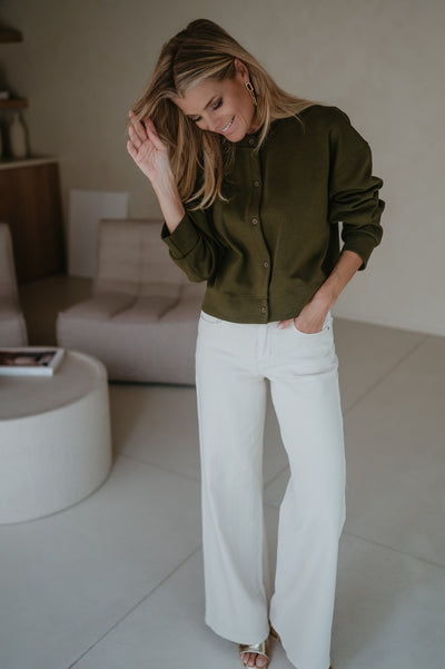 Lesto cardigan I Khaki - Wild Souls by JV® - Cardigans